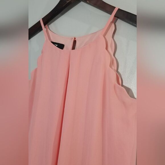 IZ Byer size small juniors scallop edge shift dress - Picture 3 of 9